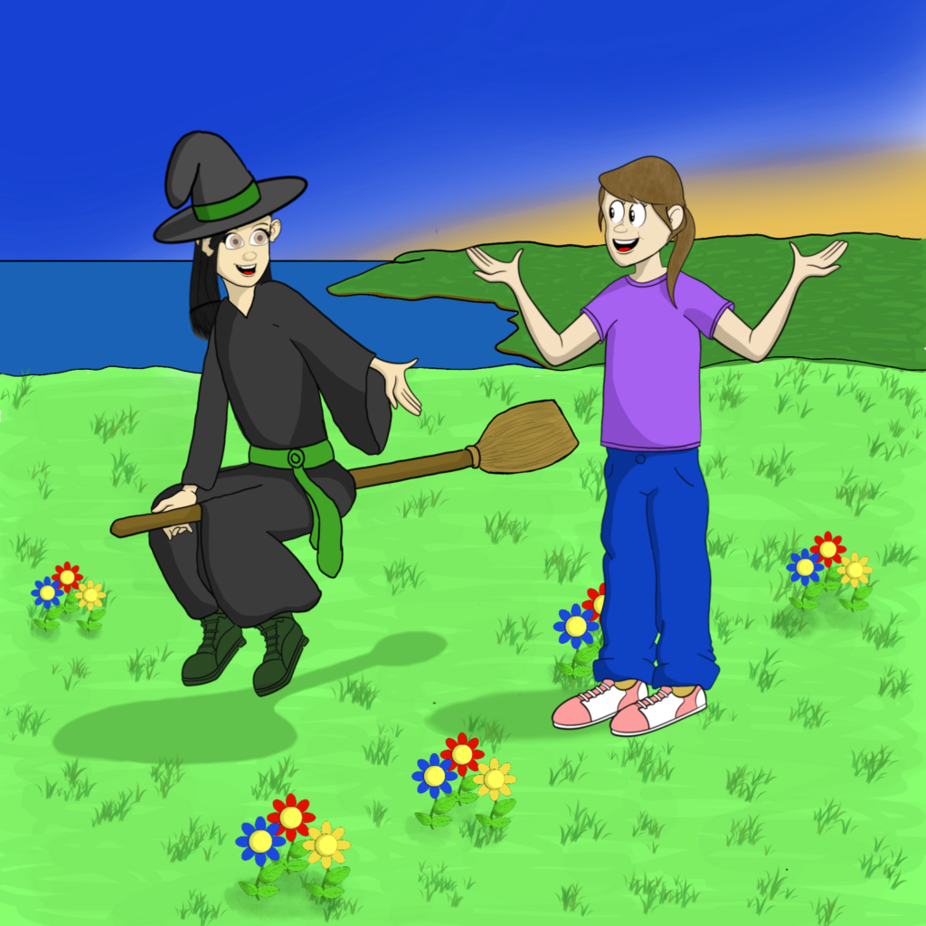 Becoming friends spending time together